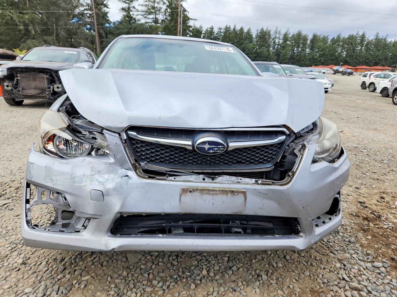 2015 Subaru Impreza Premium Silver vin: JF1GJAC68FH008476