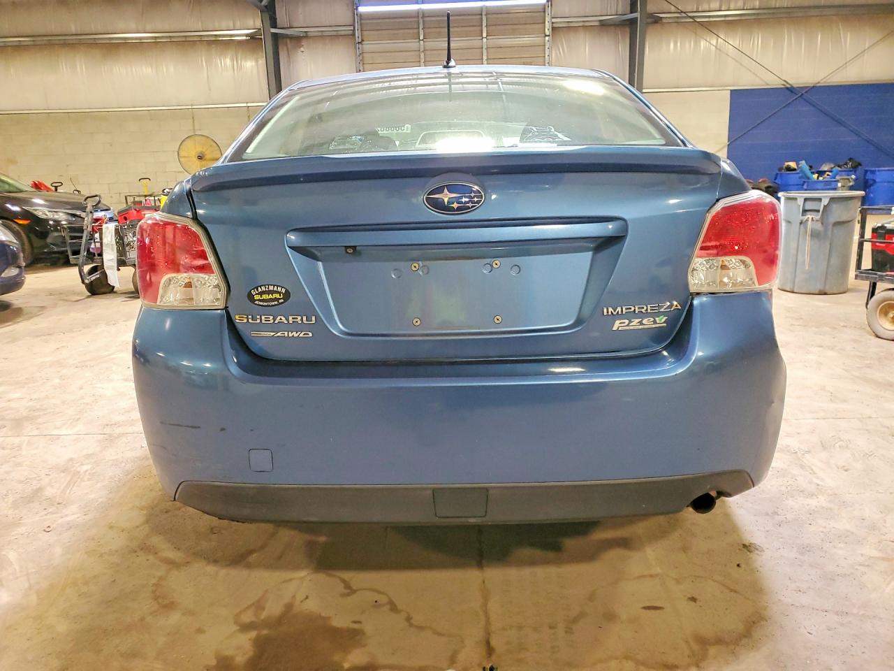 2015 Subaru Impreza Premium Blue vin: JF1GJAC68FH016822
