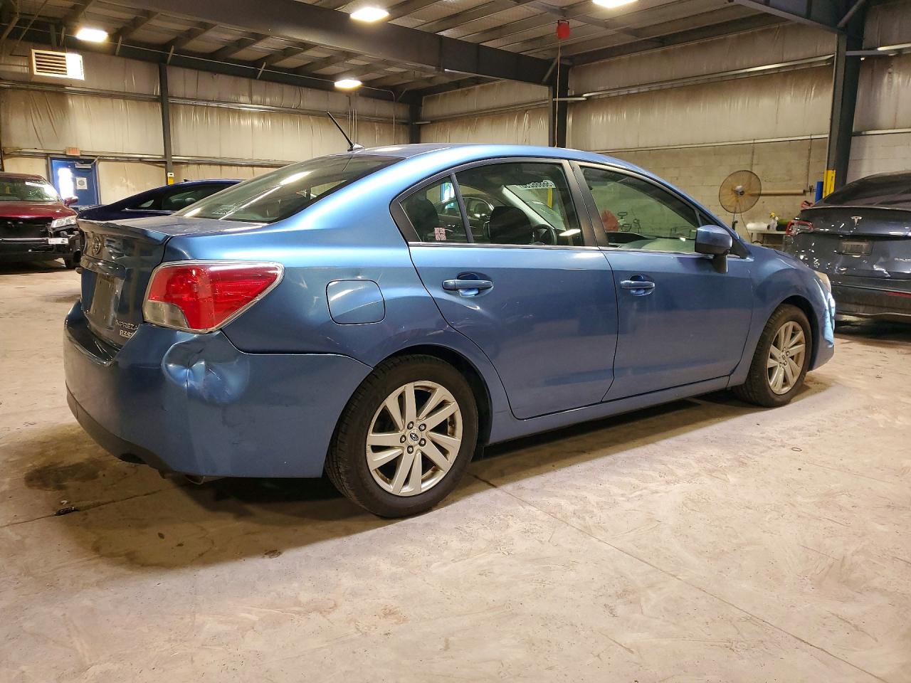 2015 Subaru Impreza Premium Blue vin: JF1GJAC68FH016822