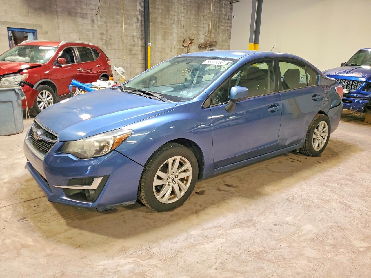 2015 Subaru Impreza Premium Blue vin: JF1GJAC68FH016822