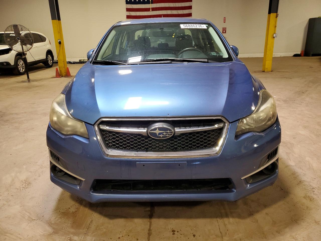 2015 Subaru Impreza Premium Blue vin: JF1GJAC68FH016822