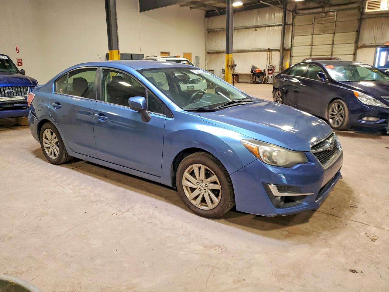 2015 Subaru Impreza Premium Blue vin: JF1GJAC68FH016822