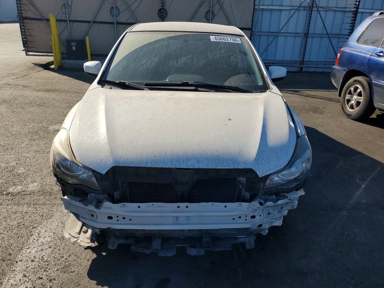 2015 Subaru Impreza Premium White vin: JF1GJAC68FH019204