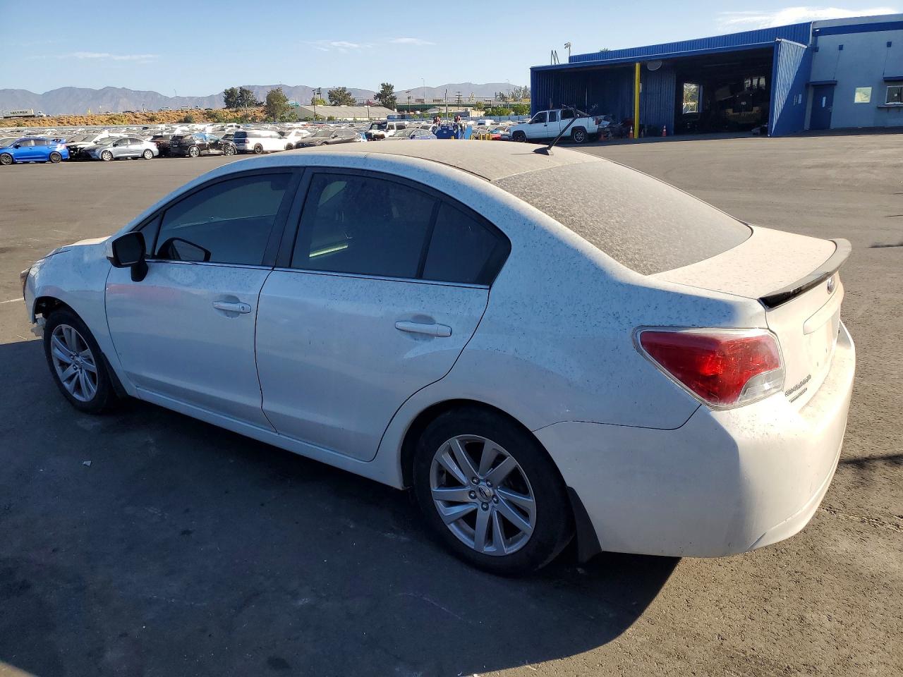 2015 Subaru Impreza Premium White vin: JF1GJAC68FH019204