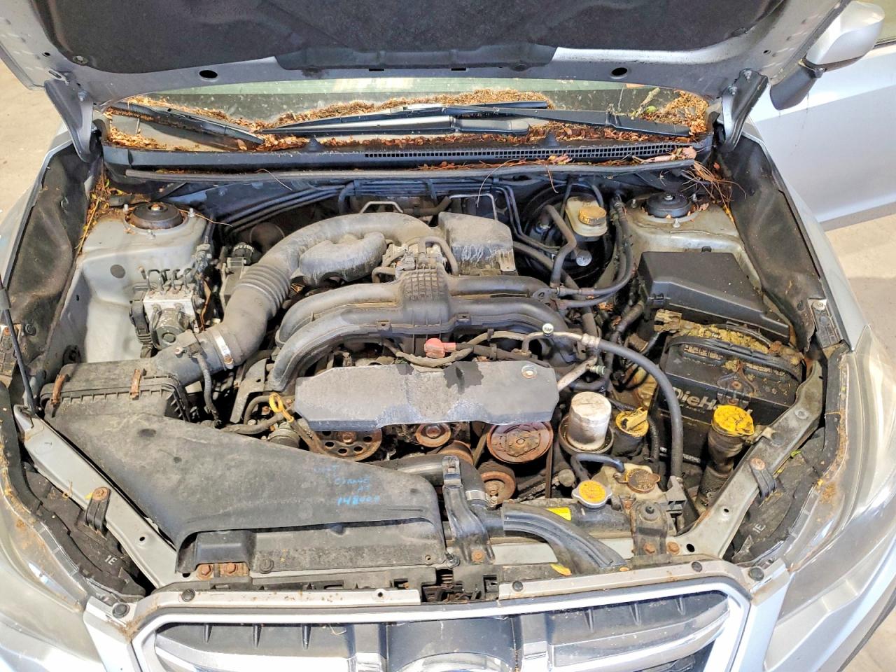 2012 Subaru Impreza Premium Silver vin: JF1GJAC69CH004478