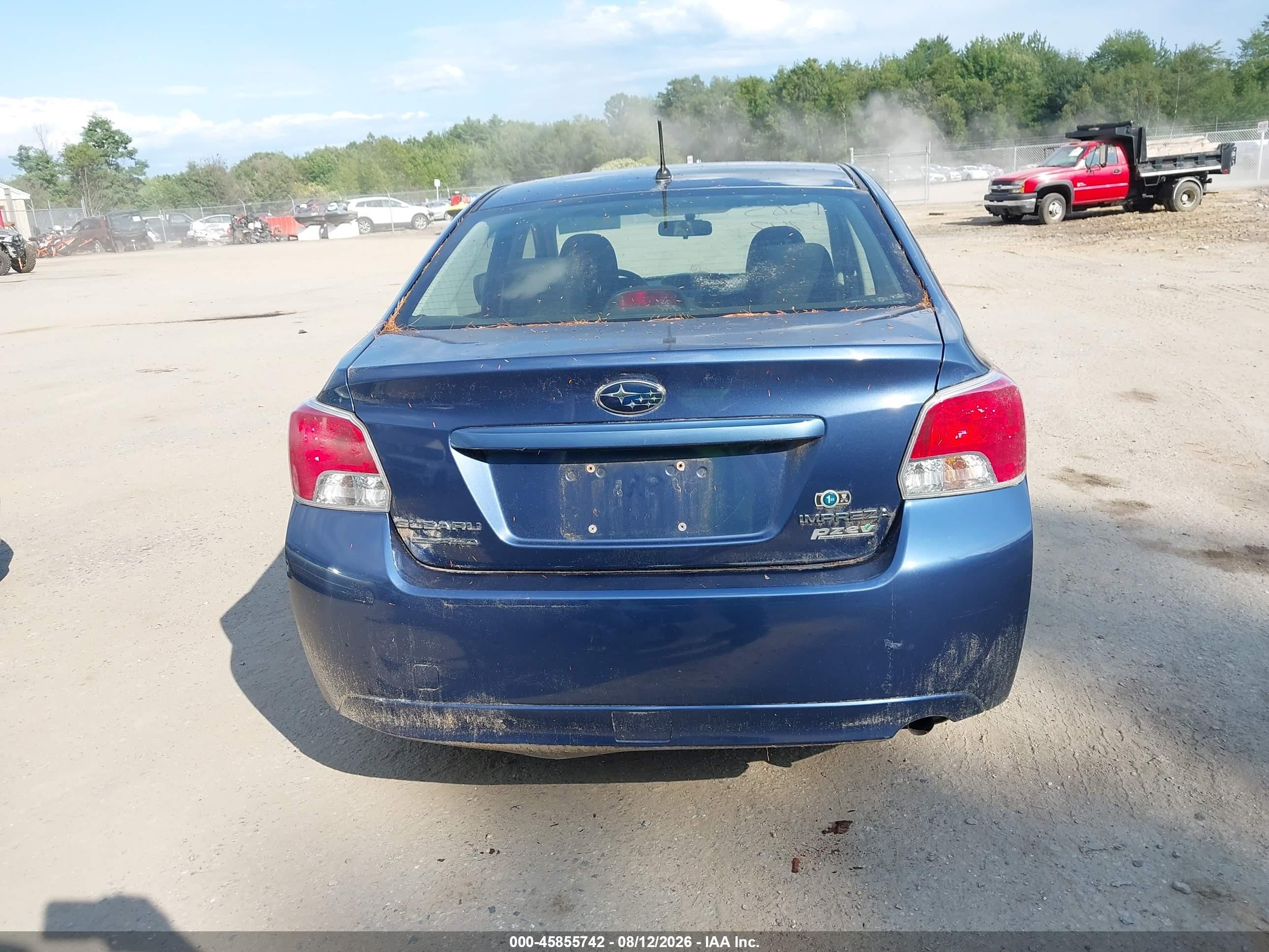 2012 Subaru Impreza 2.0i Premium Синий vin: JF1GJAC69CH019319