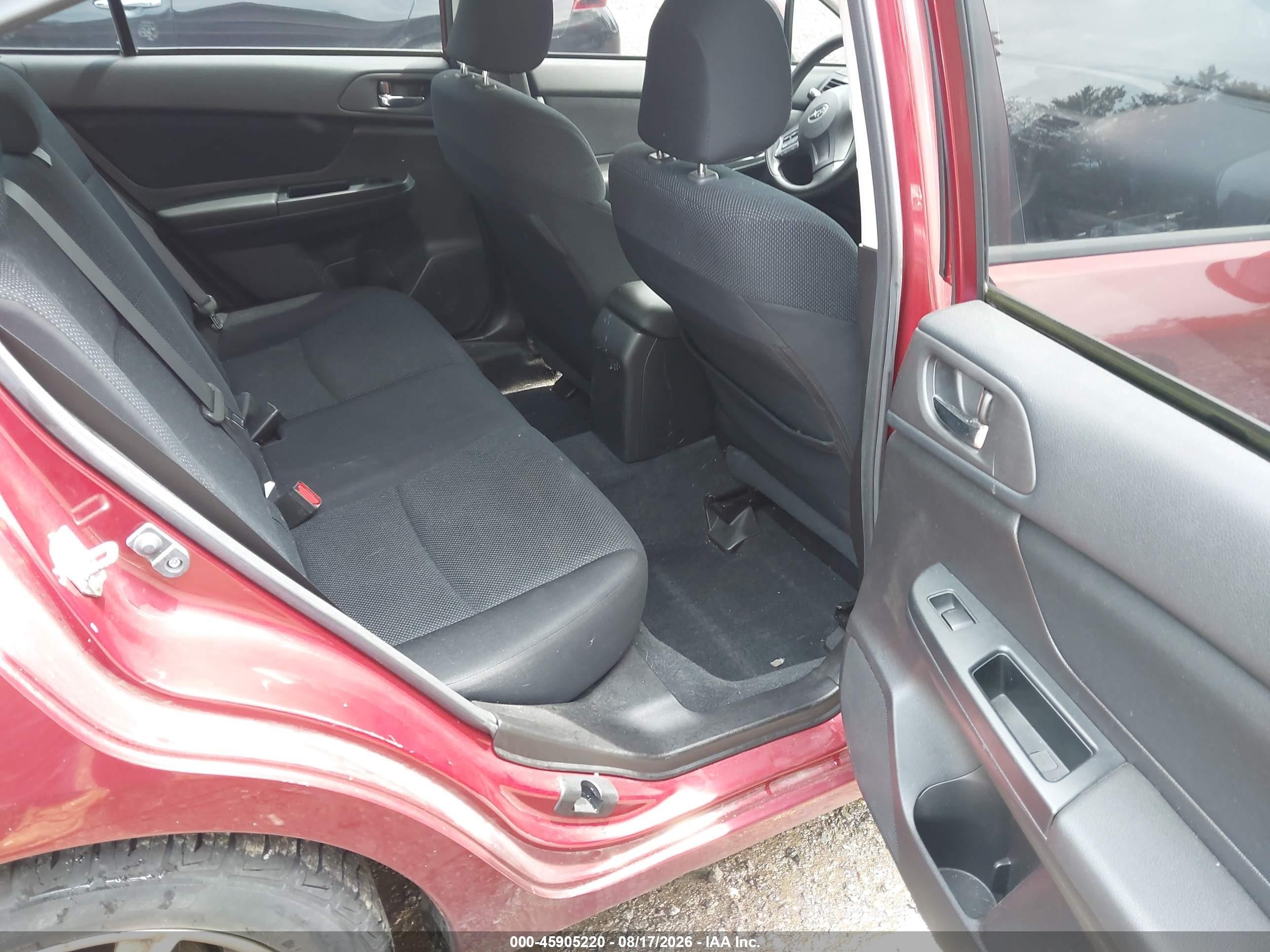 2013 Subaru Impreza 2.0i Premium Red vin: JF1GJAC69DG031297