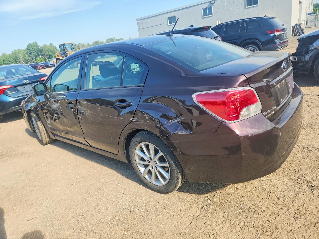 2013 Subaru Impreza Premium Purple vin: JF1GJAC69DH015398