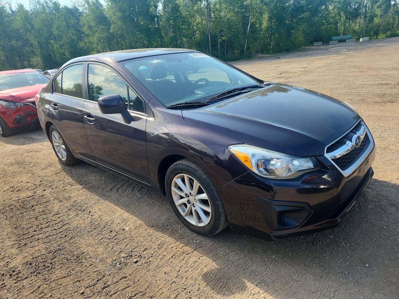 2013 Subaru Impreza Premium Purple vin: JF1GJAC69DH015398