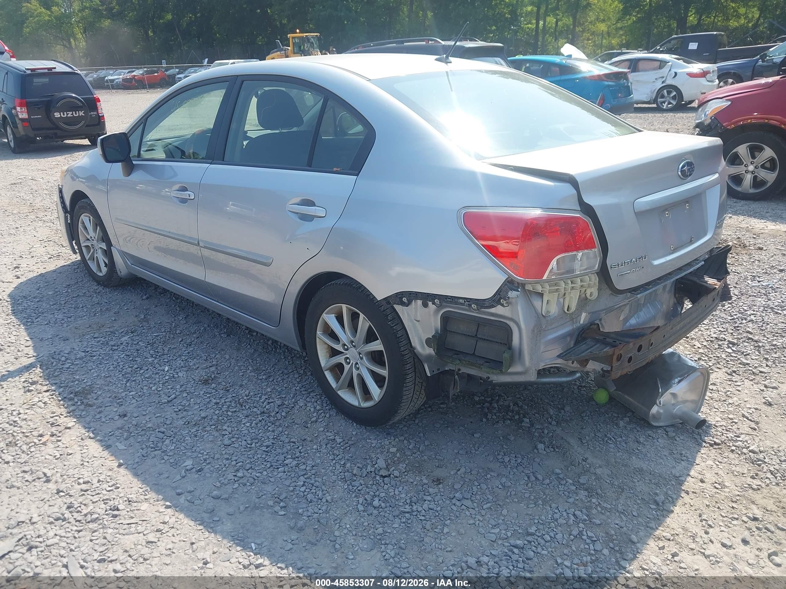 2014 Subaru Impreza 2.0i Premium Серебряный vin: JF1GJAC69EH007738
