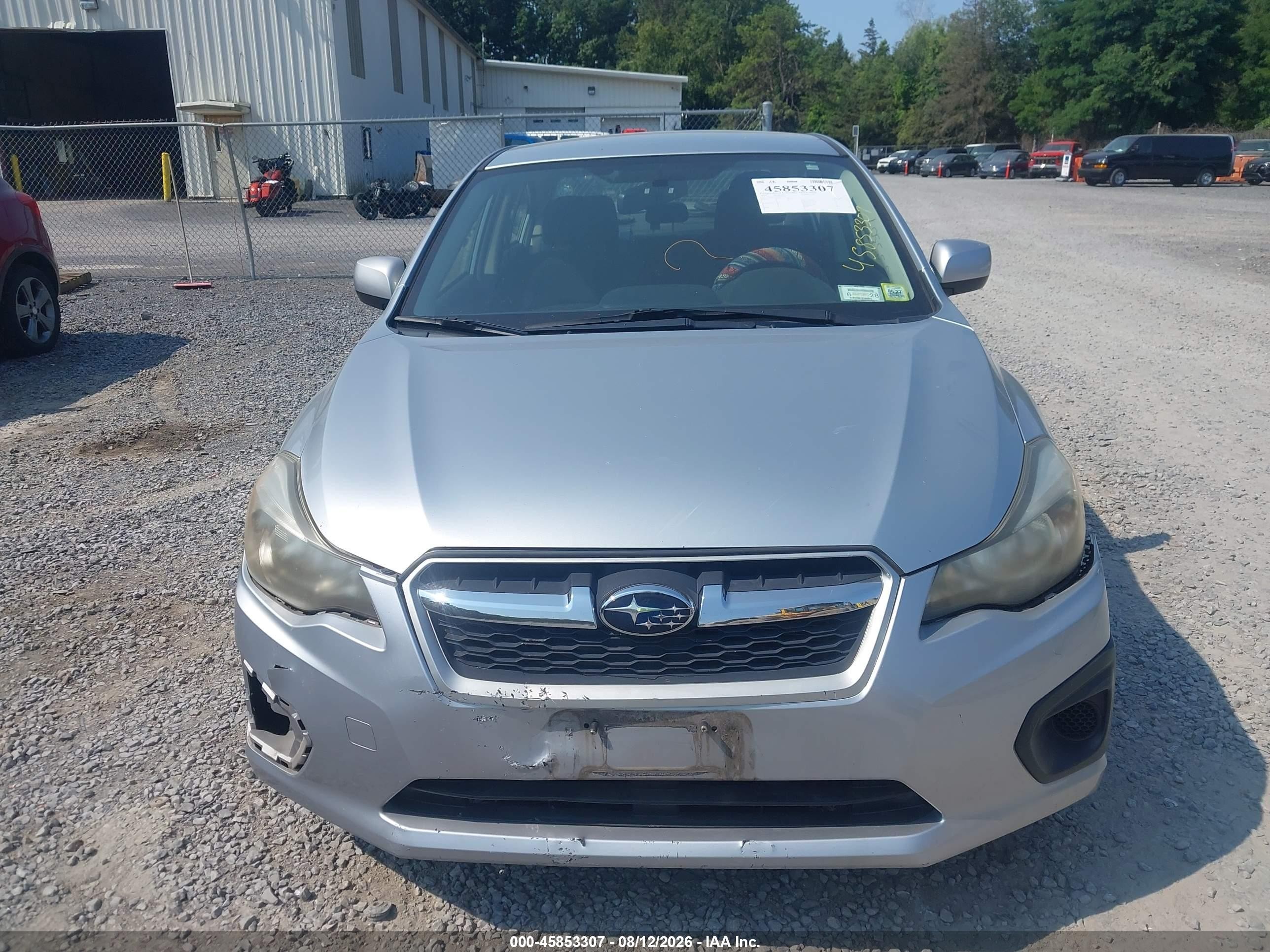 2014 Subaru Impreza 2.0i Premium Серебряный vin: JF1GJAC69EH007738