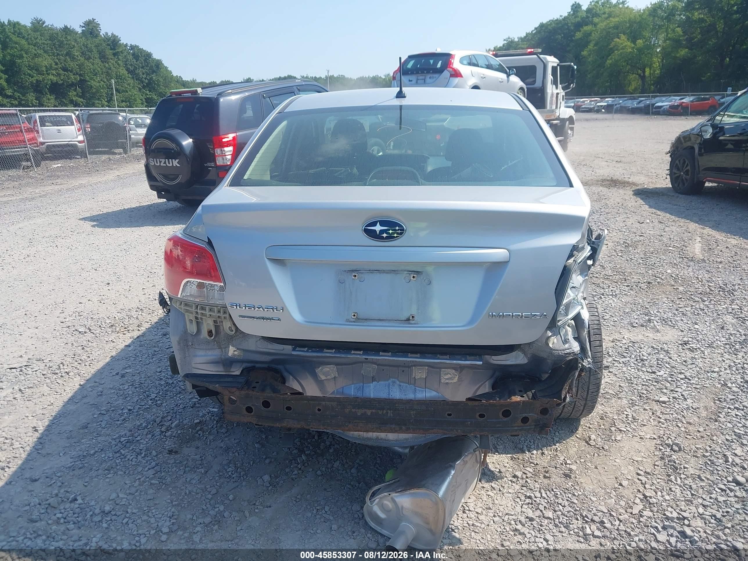 2014 Subaru Impreza 2.0i Premium Серебряный vin: JF1GJAC69EH007738