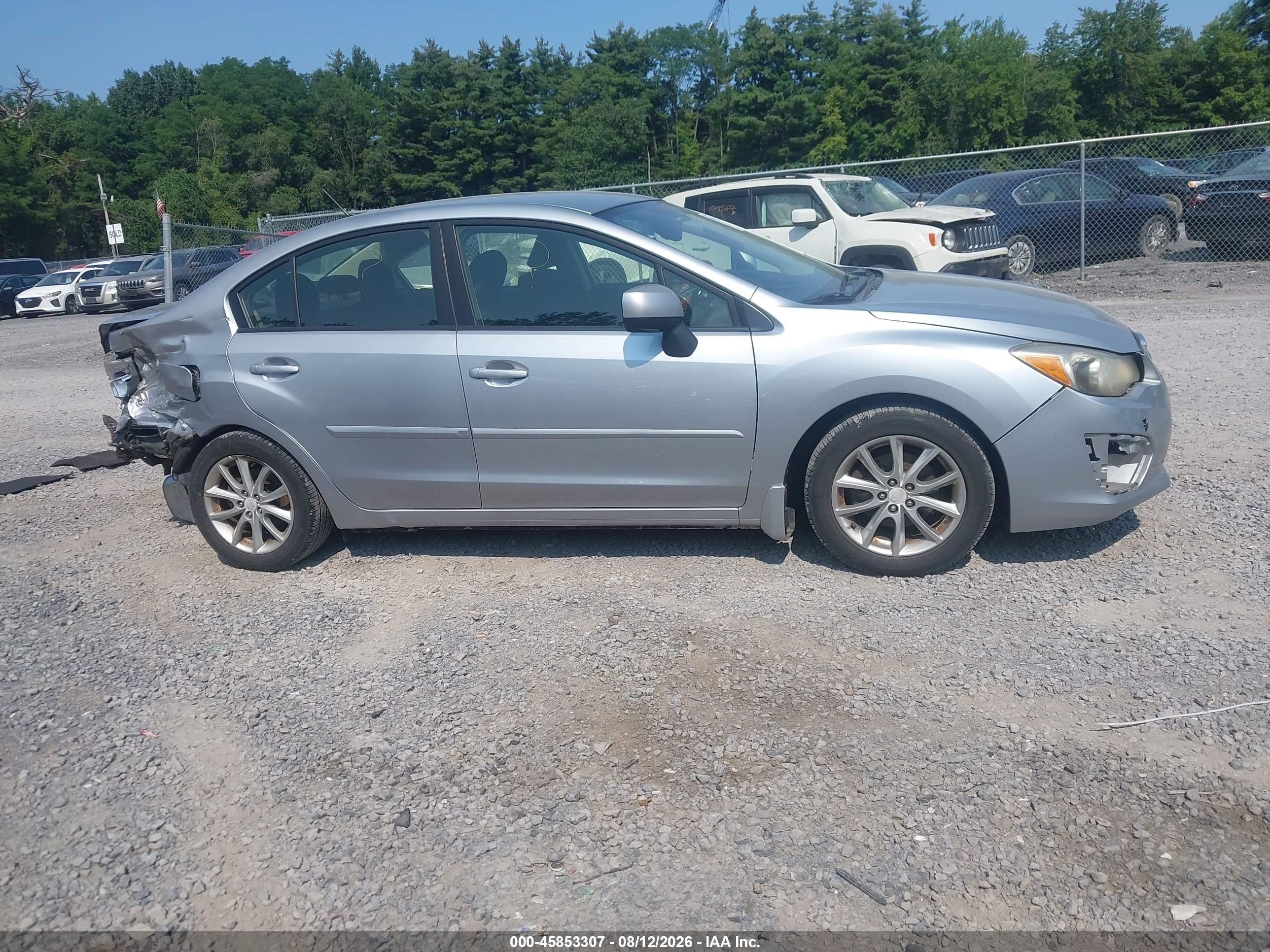 2014 Subaru Impreza 2.0i Premium Серебряный vin: JF1GJAC69EH007738