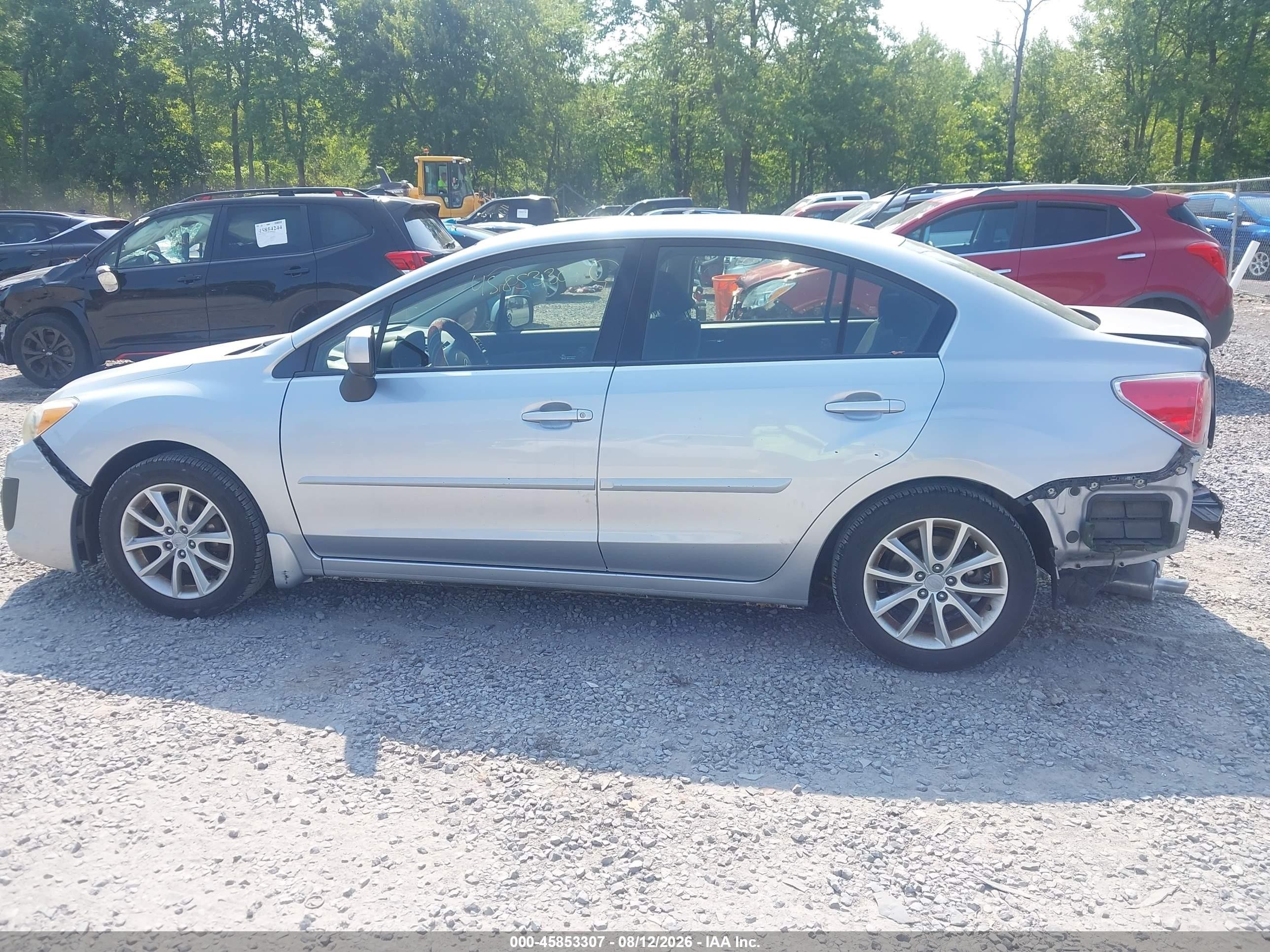 2014 Subaru Impreza 2.0i Premium Серебряный vin: JF1GJAC69EH007738
