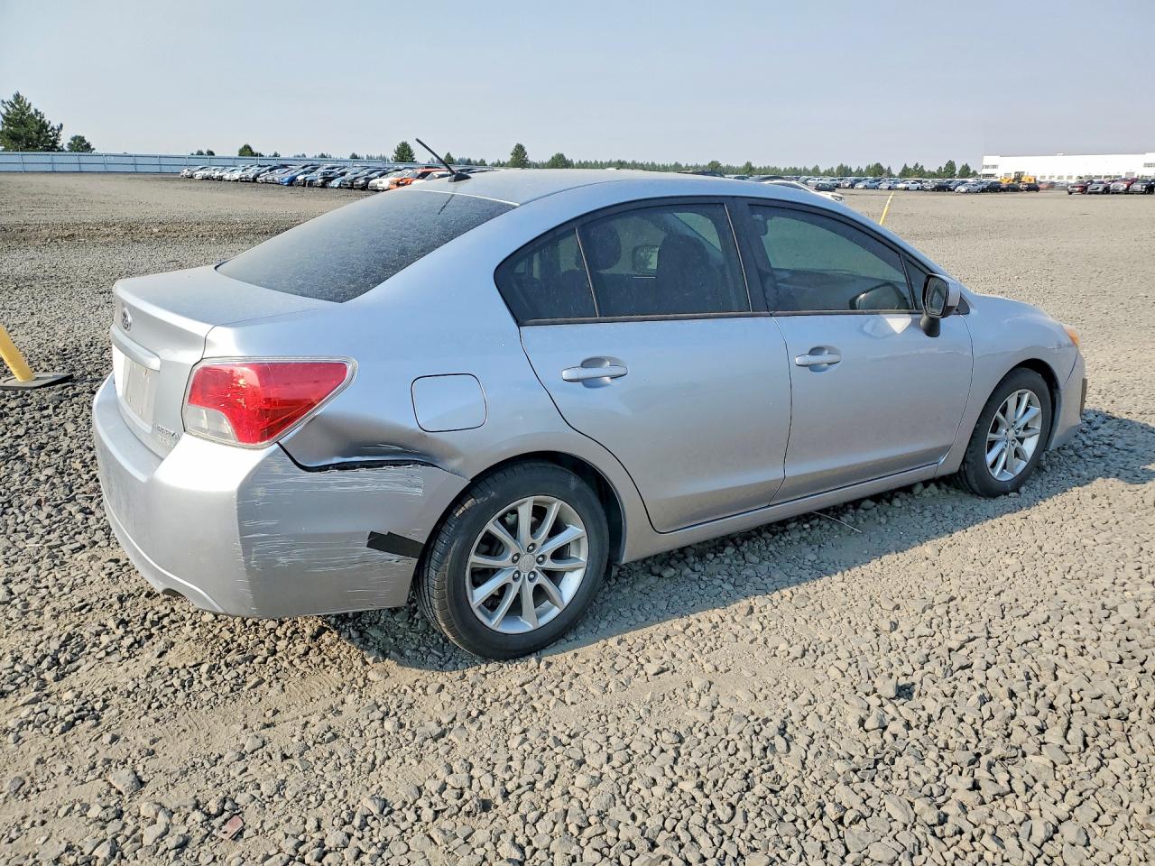 2014 Subaru Impreza Premium Серебряный vin: JF1GJAC69EH017783
