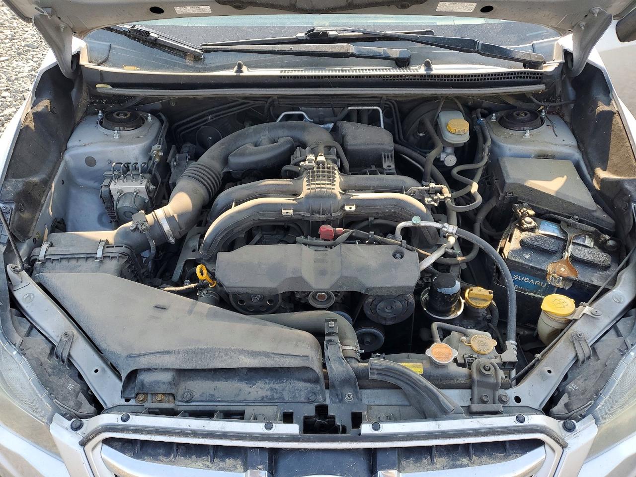 2014 Subaru Impreza Premium Серебряный vin: JF1GJAC69EH017783