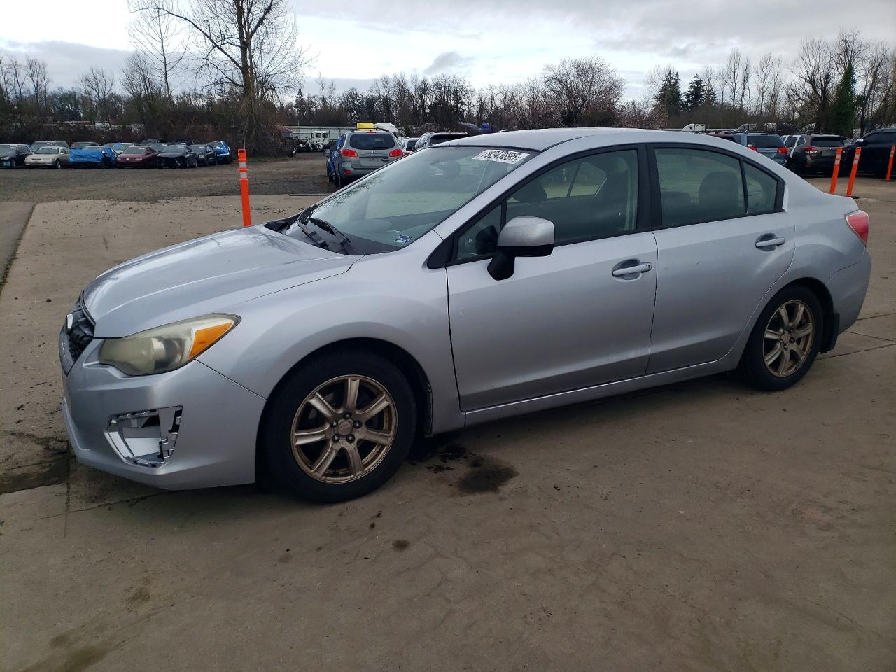 2012 Subaru Impreza Premium Silver vin: JF1GJAC6XCH014985