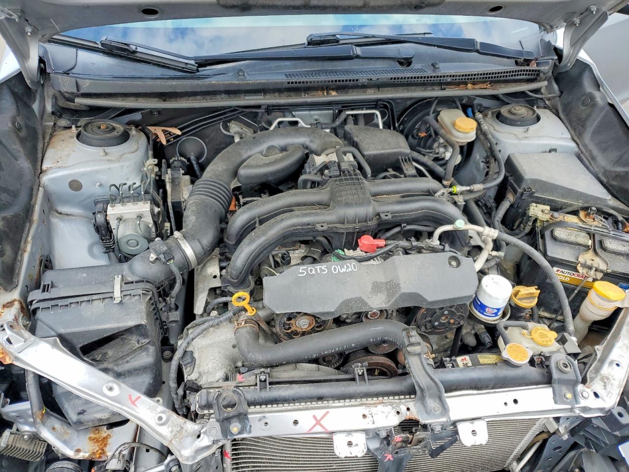 2013 Subaru Impreza Premium Silver vin: JF1GJAC6XDH019699