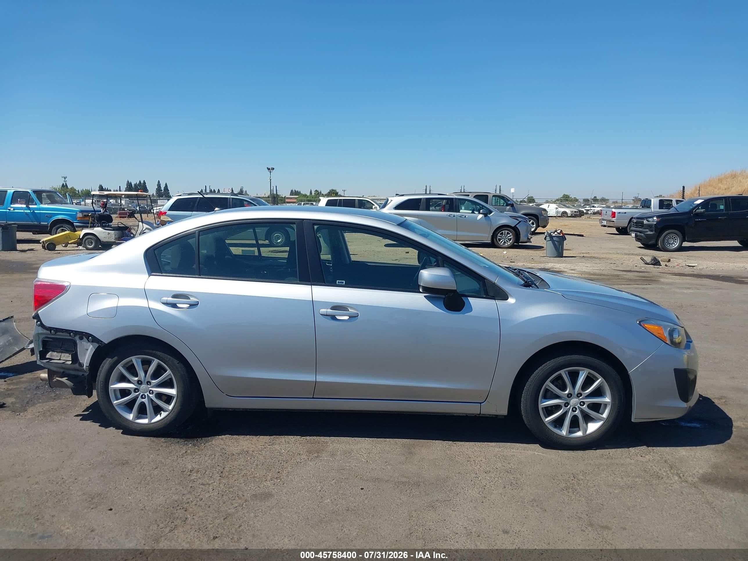 2013 Subaru Impreza 2.0i Premium Gray vin: JF1GJAC6XDH023851