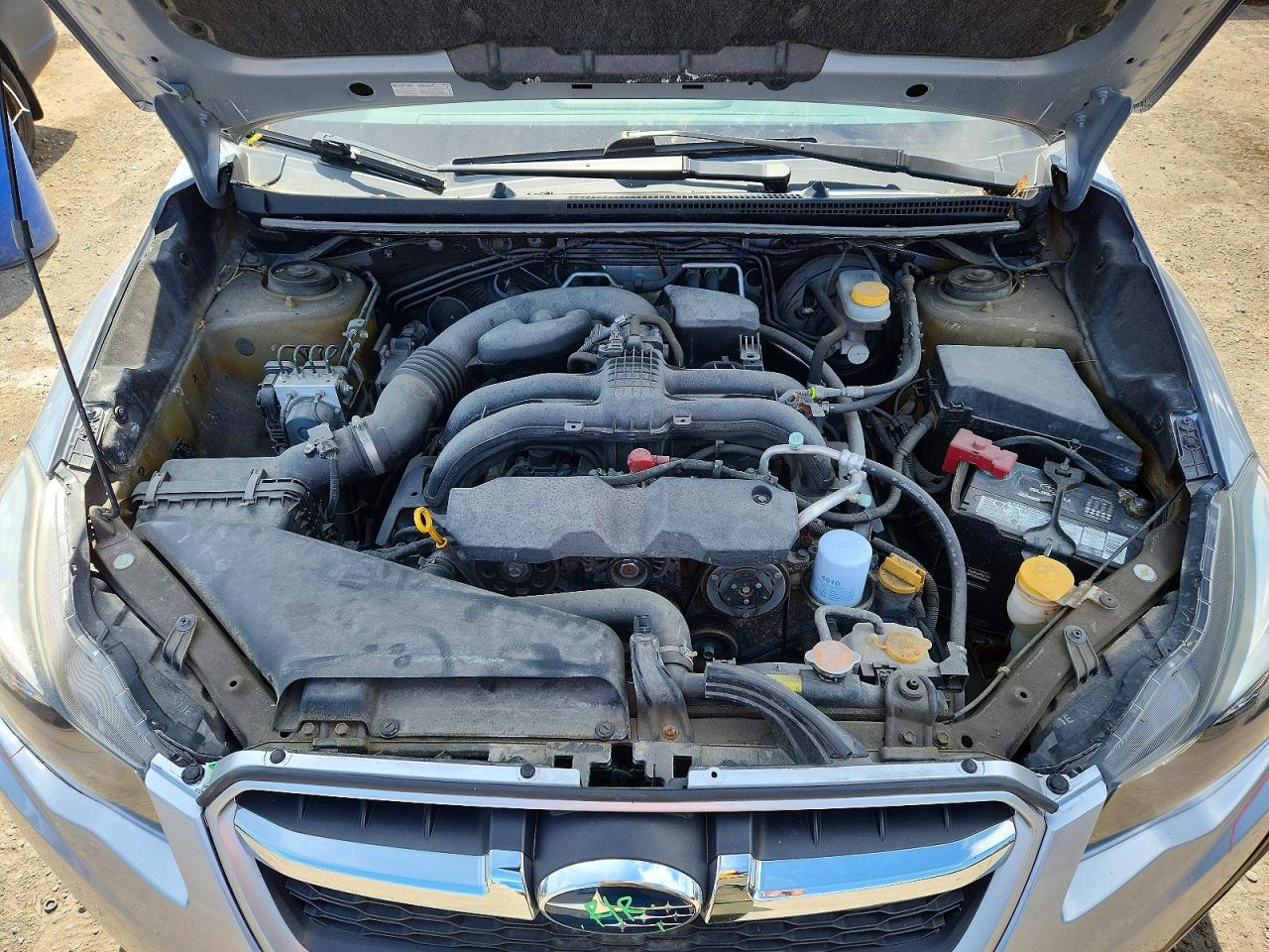 2013 Subaru Impreza Premium Silver vin: JF1GJAC6XDH026202