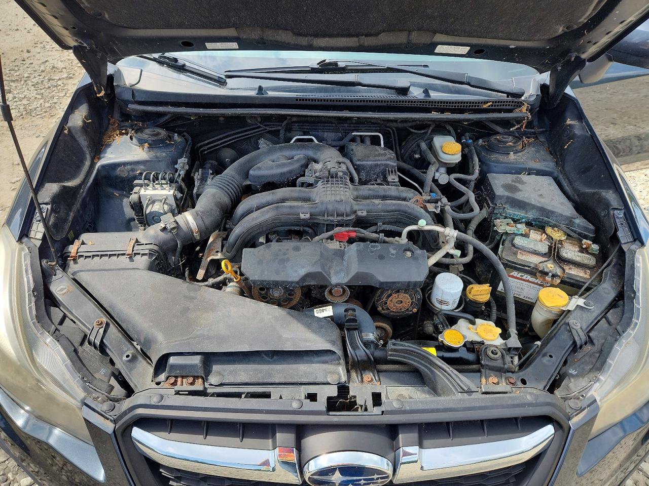 2014 Subaru Impreza Premium Gray vin: JF1GJAC6XEH018585
