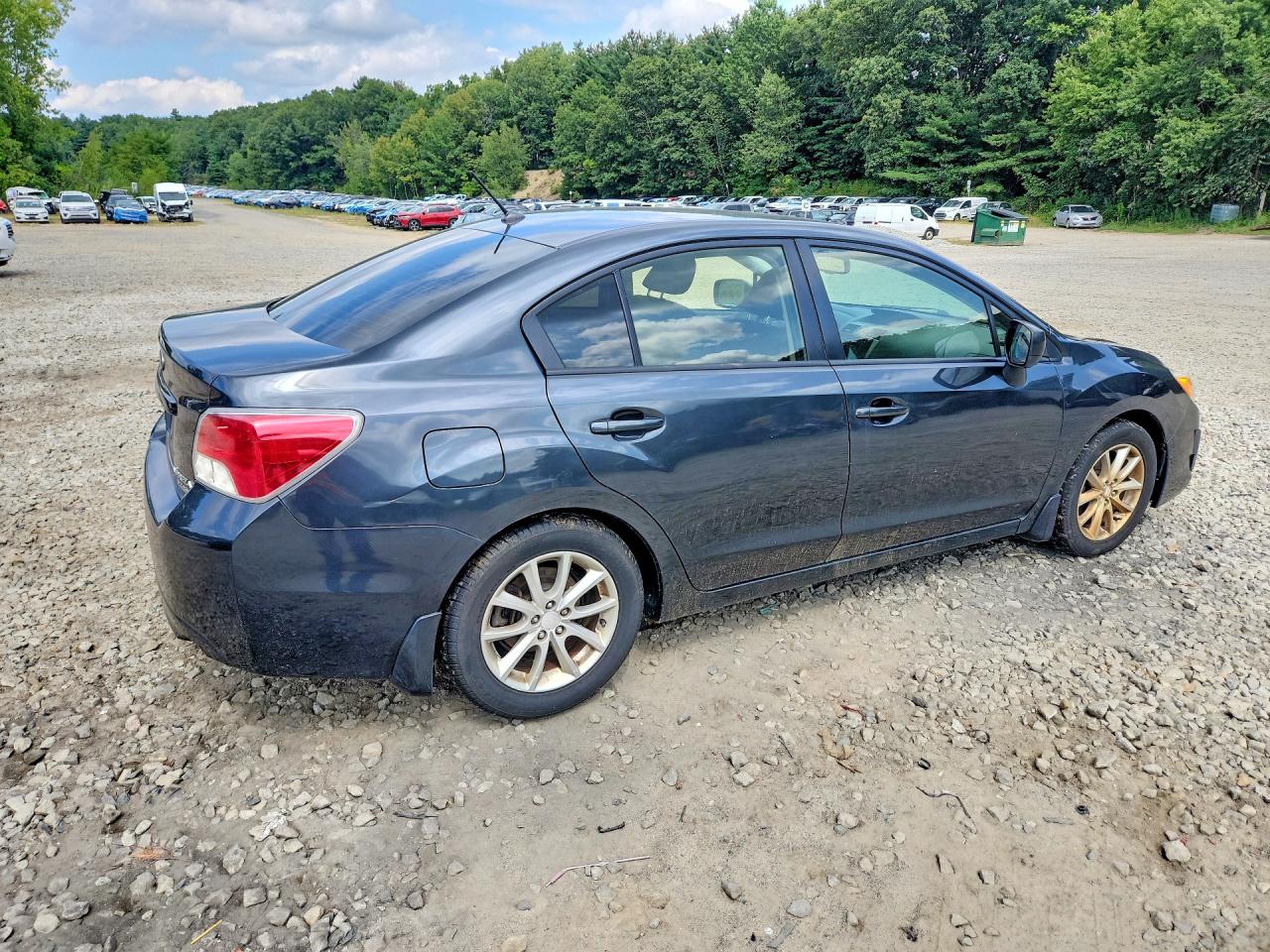 2014 Subaru Impreza Premium Gray vin: JF1GJAC6XEH018585