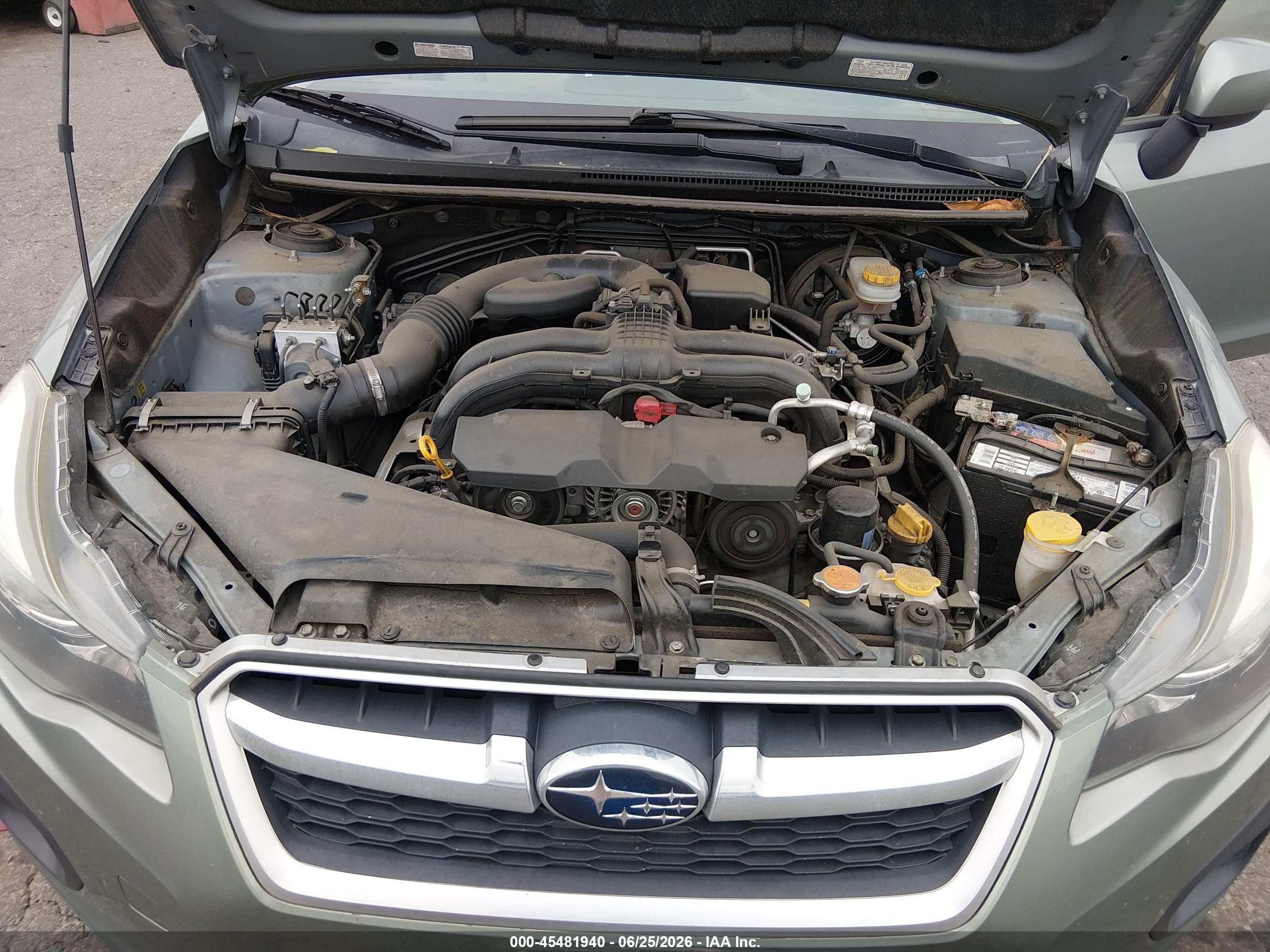 2014 Subaru Impreza 2.0i Premium Green vin: JF1GJAC6XEH025276