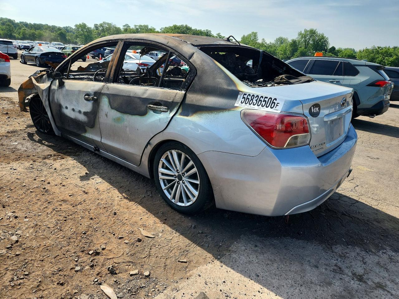 2013 Subaru Impreza Premium Gray vin: JF1GJAD60DG023149