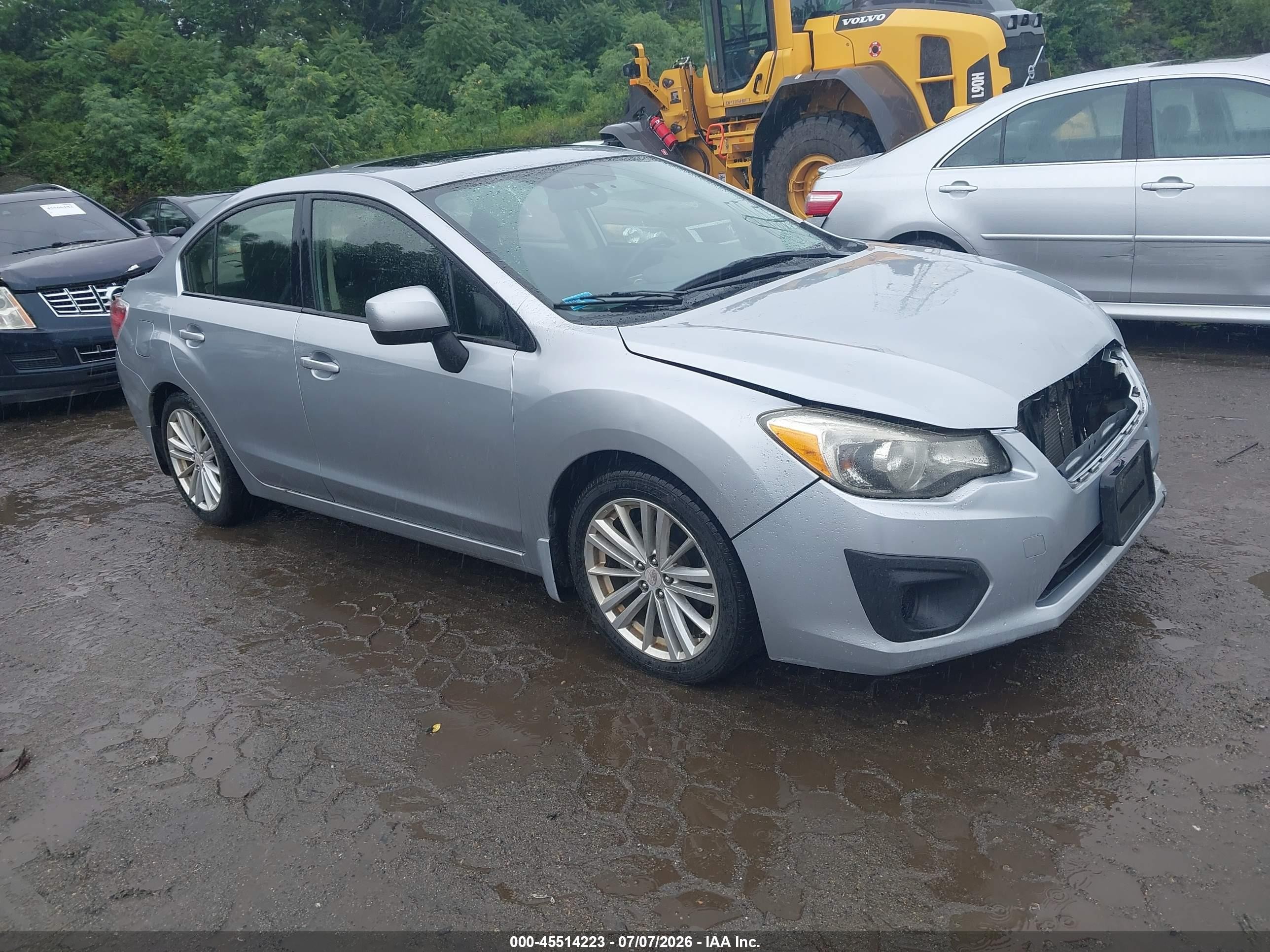 2013 Subaru Impreza 2.0i Premium Blue vin: JF1GJAD60DH016924
