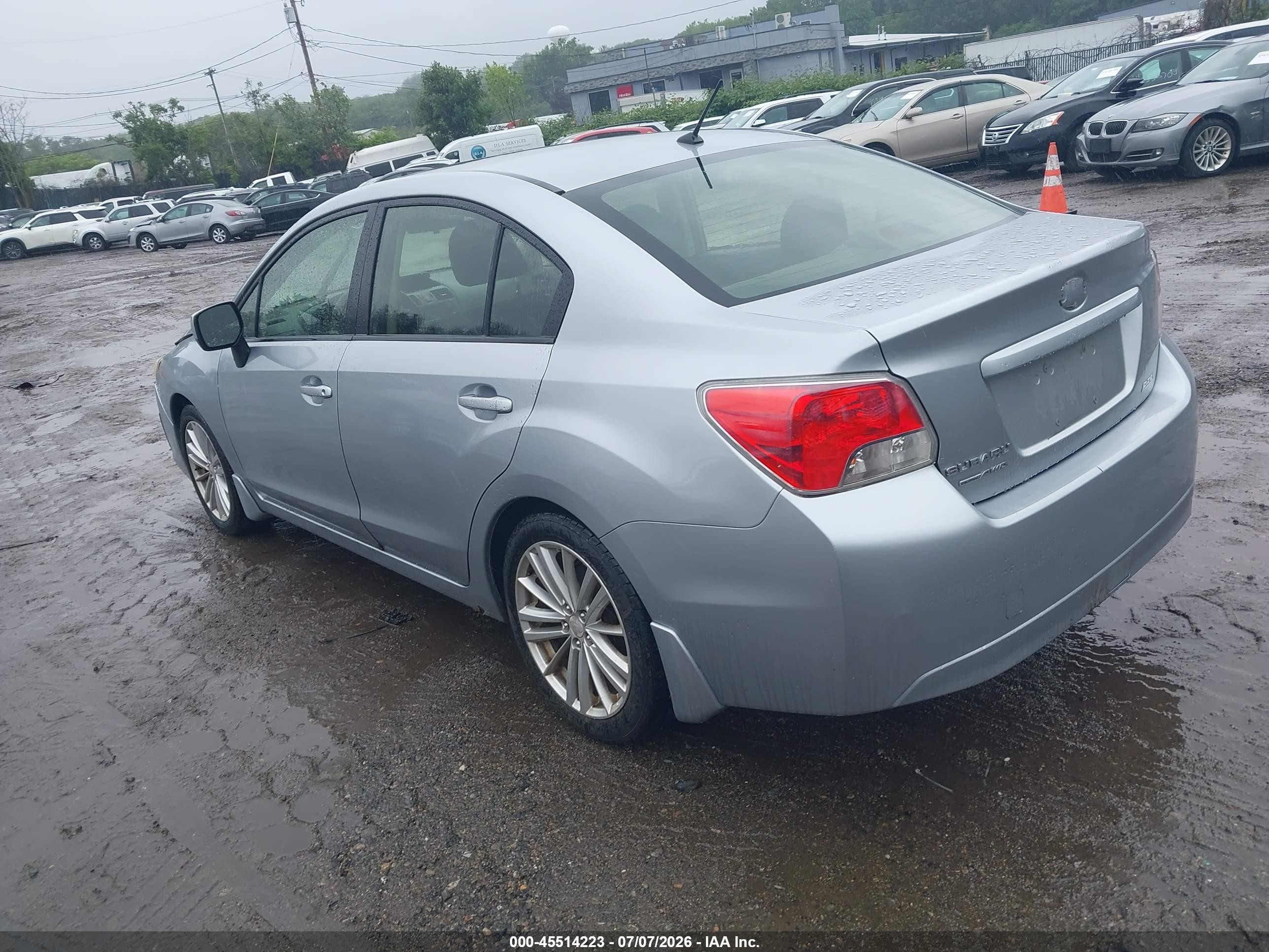 2013 Subaru Impreza 2.0i Premium Blue vin: JF1GJAD60DH016924