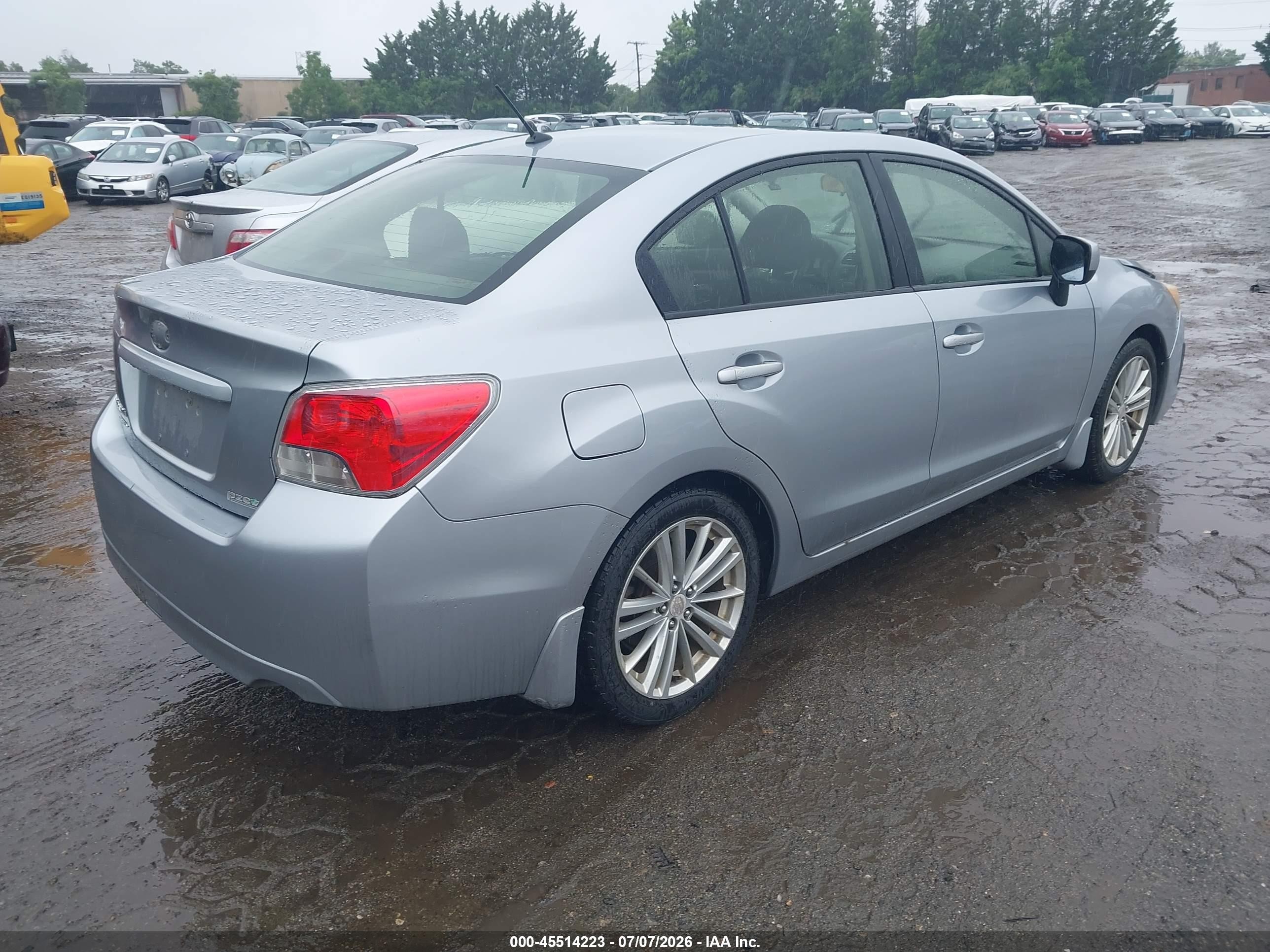 2013 Subaru Impreza 2.0i Premium Blue vin: JF1GJAD60DH016924
