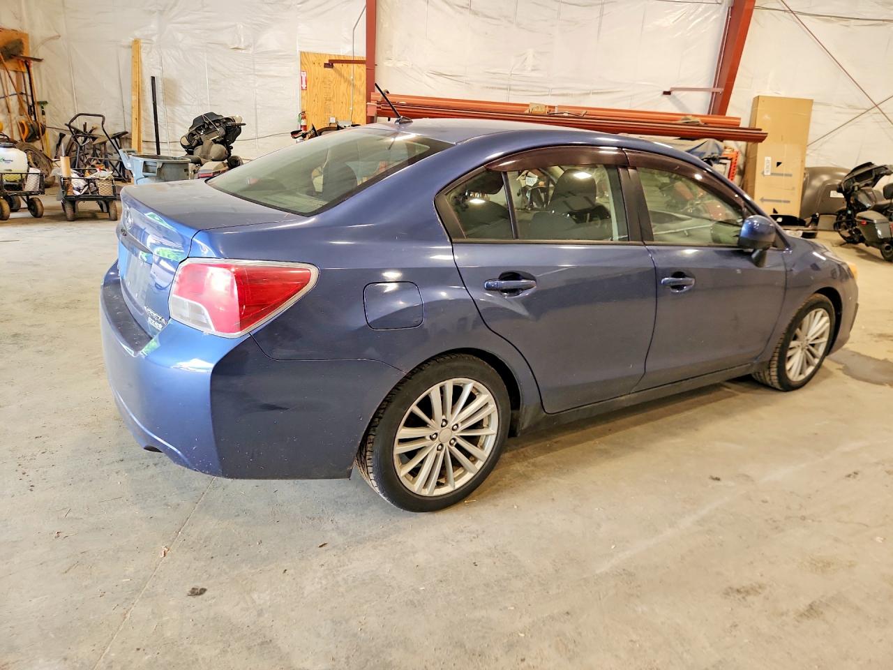 2013 Subaru Impreza Premium Blue vin: JF1GJAD61DH008136