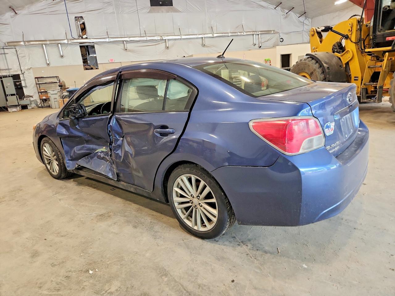 2013 Subaru Impreza Premium Blue vin: JF1GJAD61DH008136