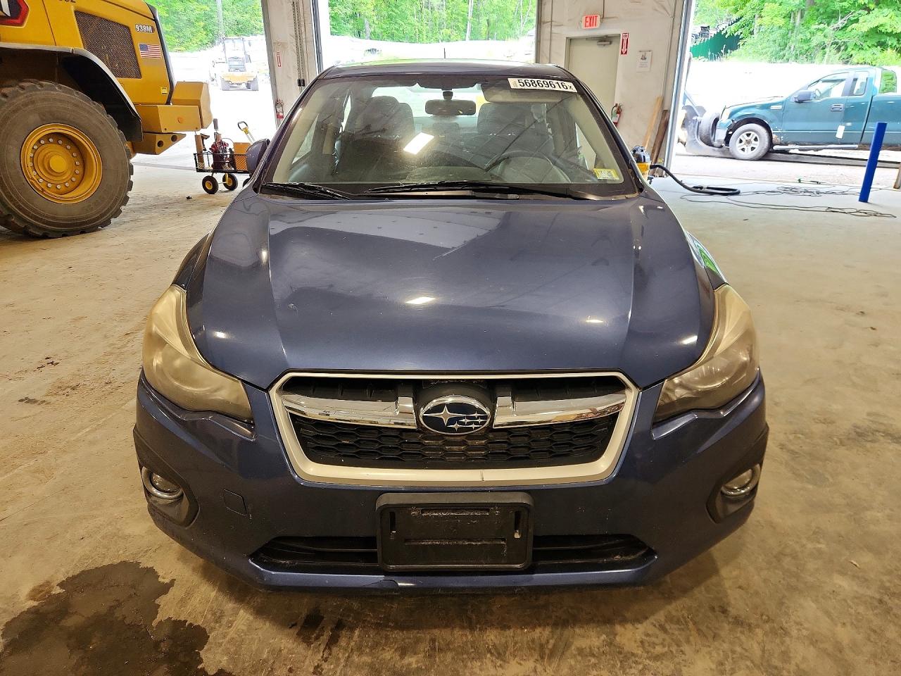 2013 Subaru Impreza Premium Blue vin: JF1GJAD61DH008136