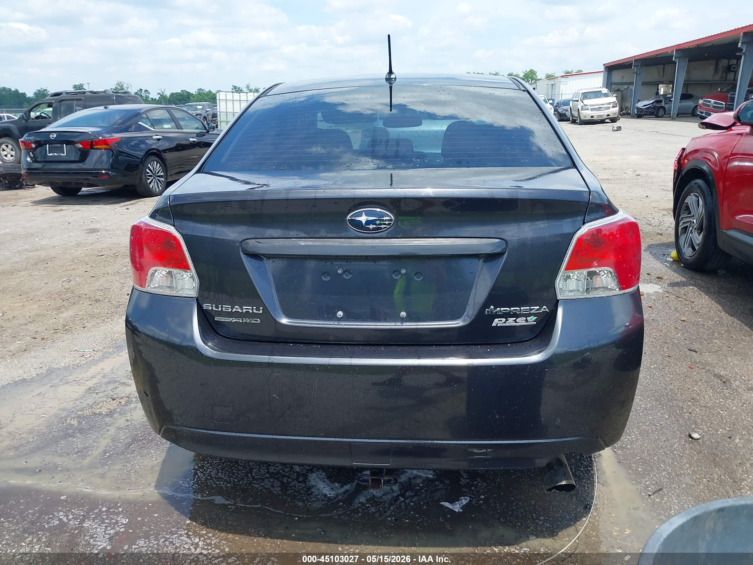 2013 Subaru Impreza 2.0i Premium Gray vin: JF1GJAD61DH033750