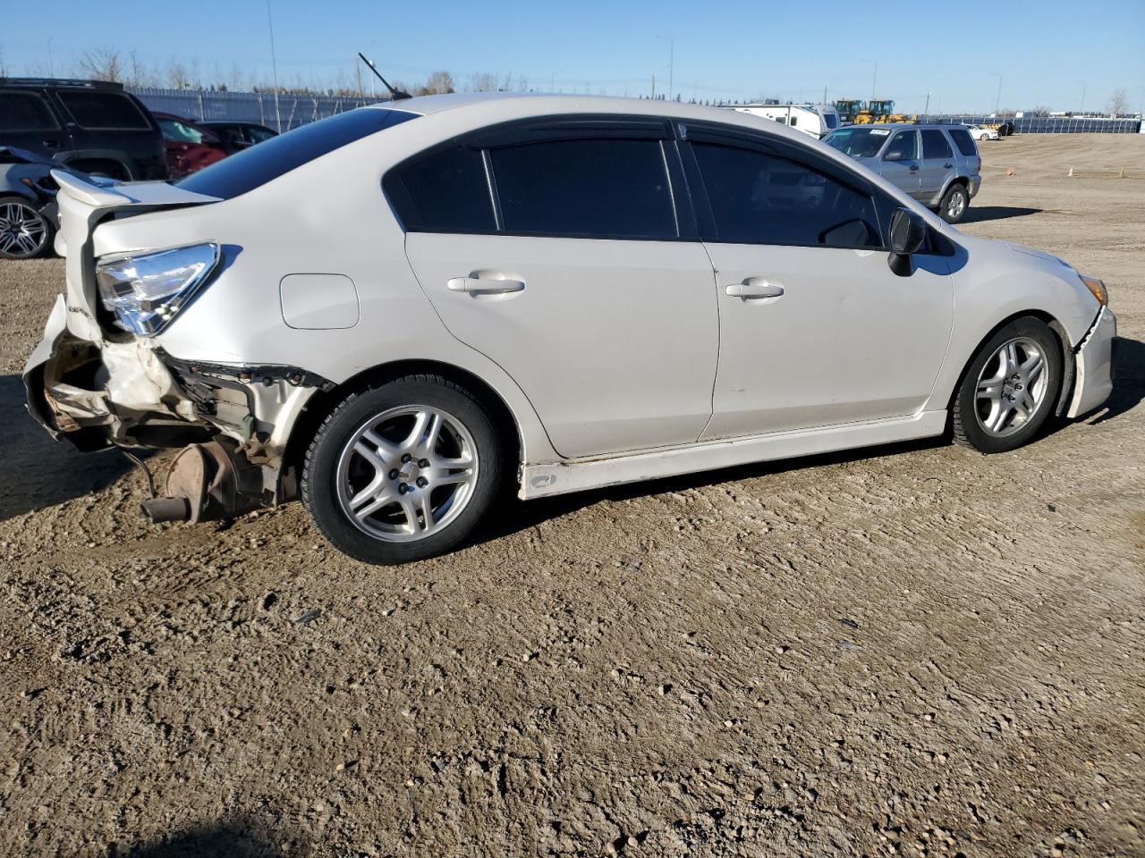 2012 Subaru Impreza Premium White vin: JF1GJAD62CH004868