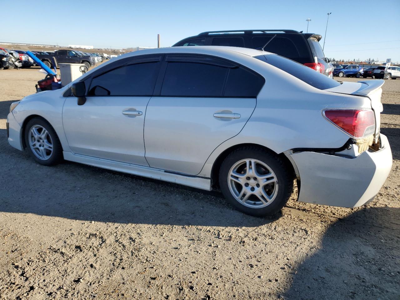 2012 Subaru Impreza Premium White vin: JF1GJAD62CH004868