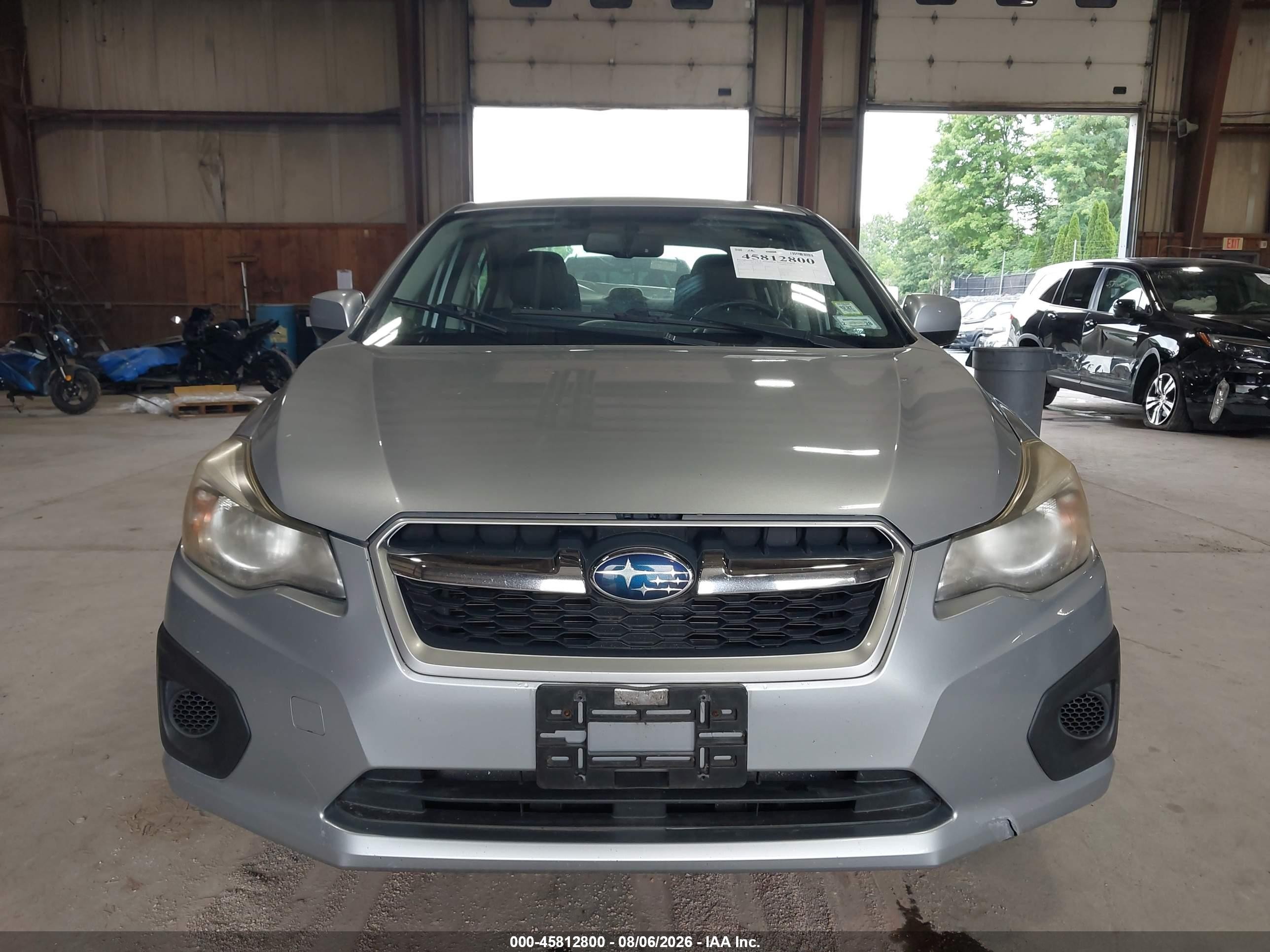 2012 Subaru Impreza 2.0i Premium Серебряный vin: JF1GJAD62CH005230