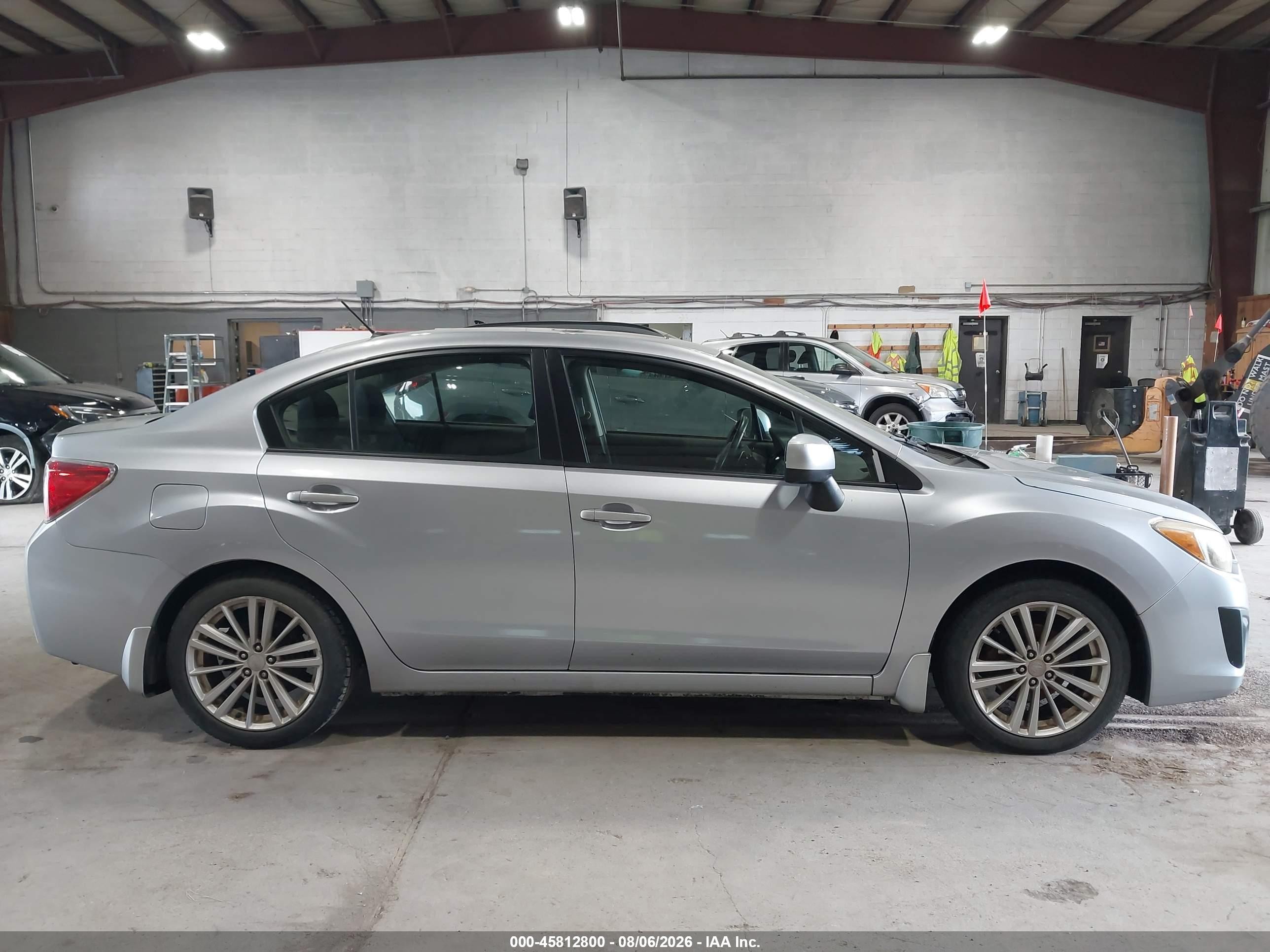 2012 Subaru Impreza 2.0i Premium Серебряный vin: JF1GJAD62CH005230