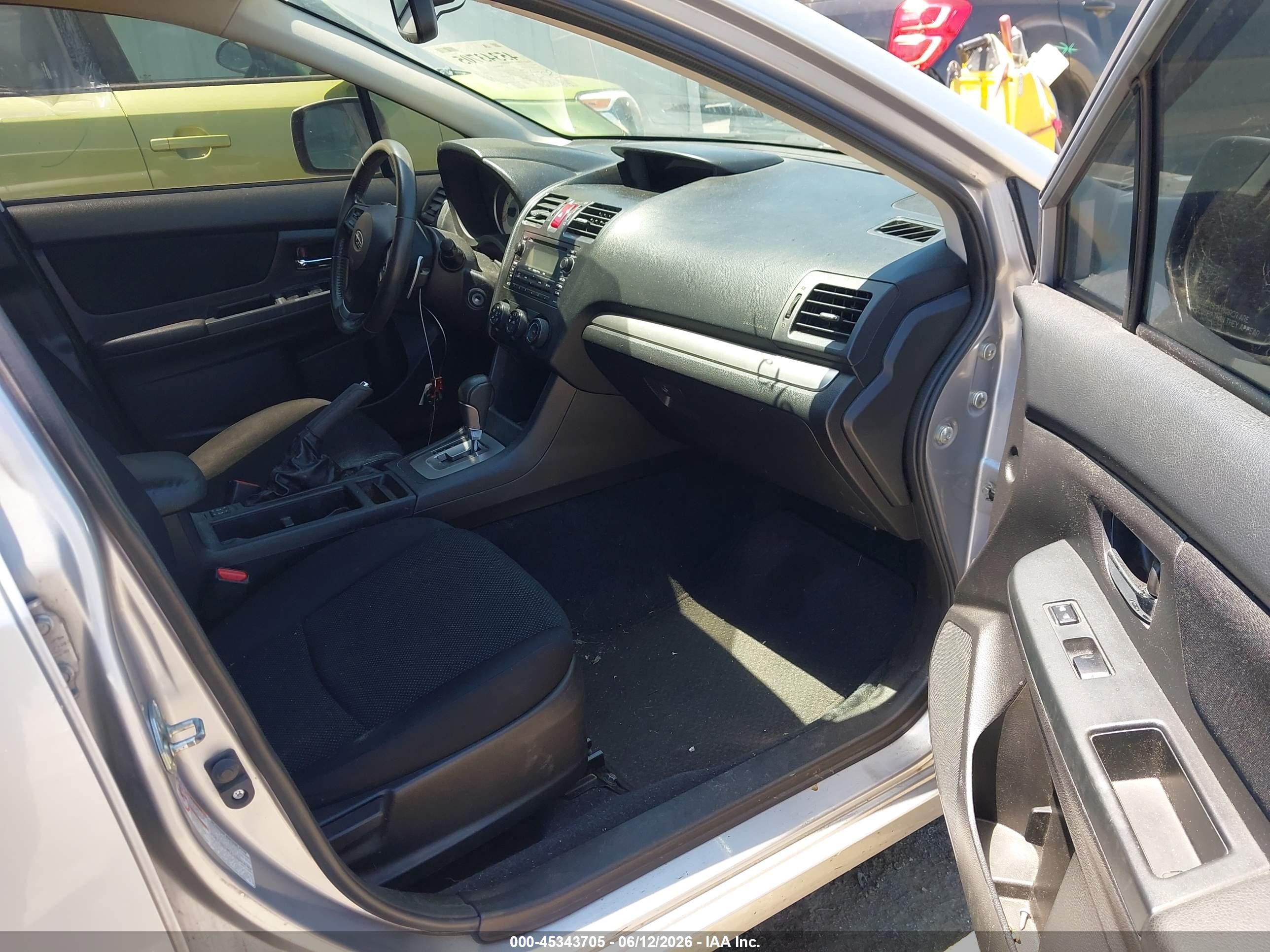 2012 Subaru Impreza 2.0i Premium Gray vin: JF1GJAD62CH008385