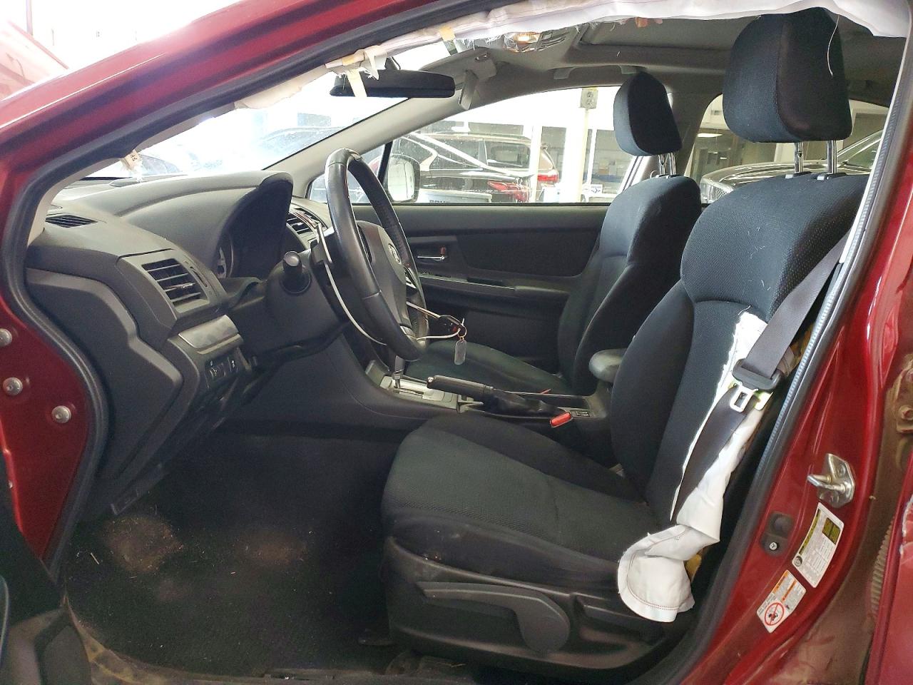 2013 Subaru Impreza Premium Red vin: JF1GJAD62DH003995