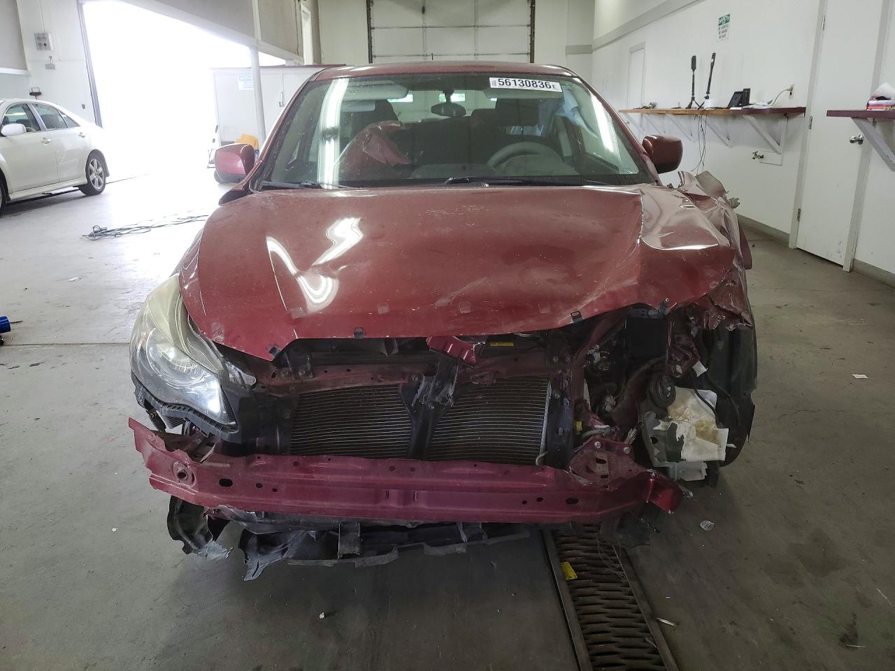 2013 Subaru Impreza Premium Red vin: JF1GJAD62DH003995