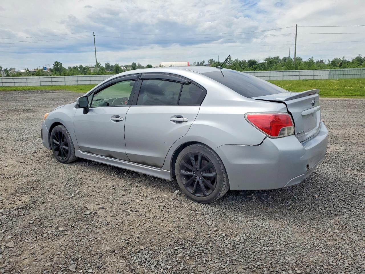 2013 Subaru Impreza 2.5 Gt Silver vin: JF1GJAD62DH006377