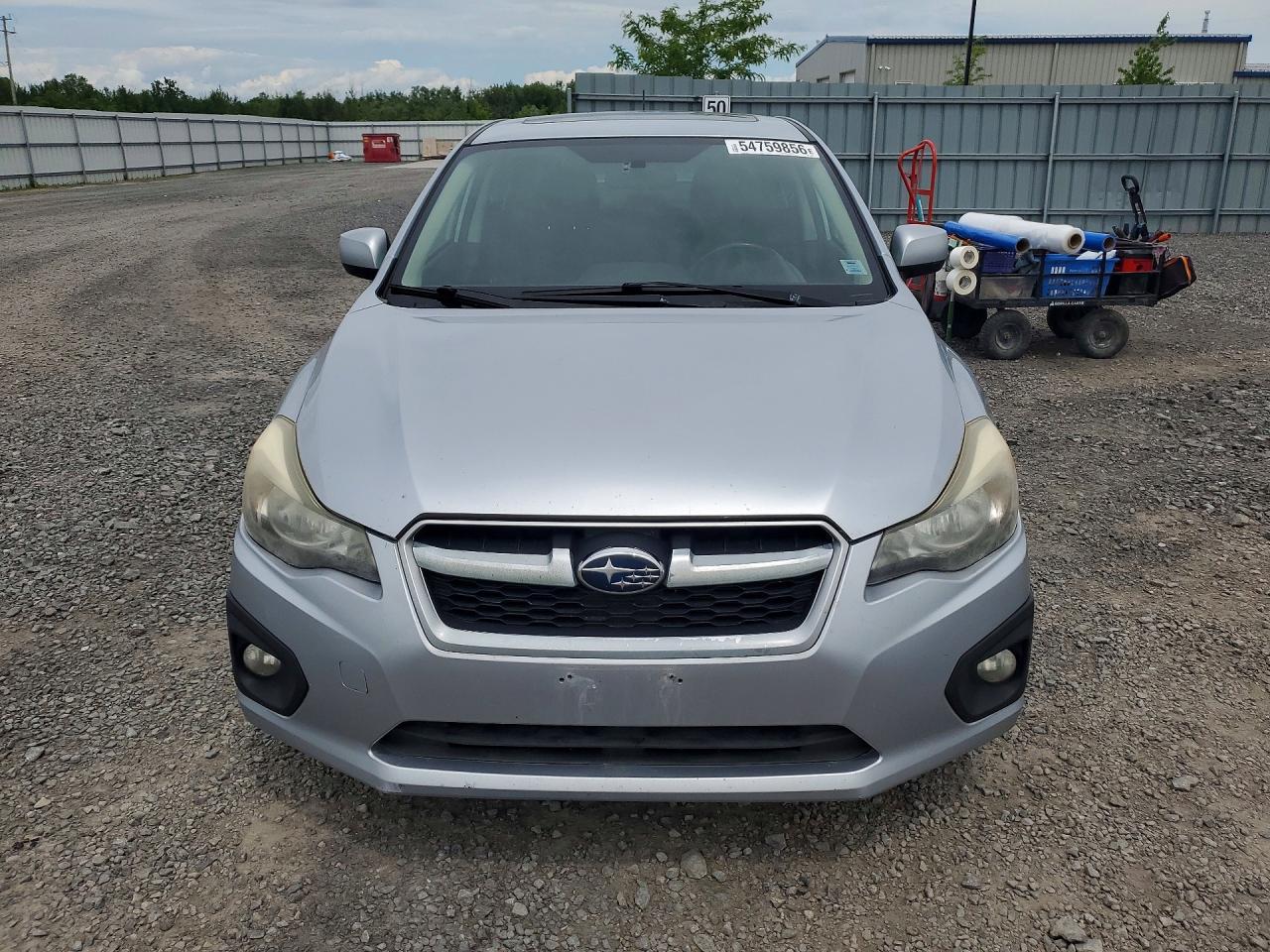 2013 Subaru Impreza 2.5 Gt Silver vin: JF1GJAD62DH006377