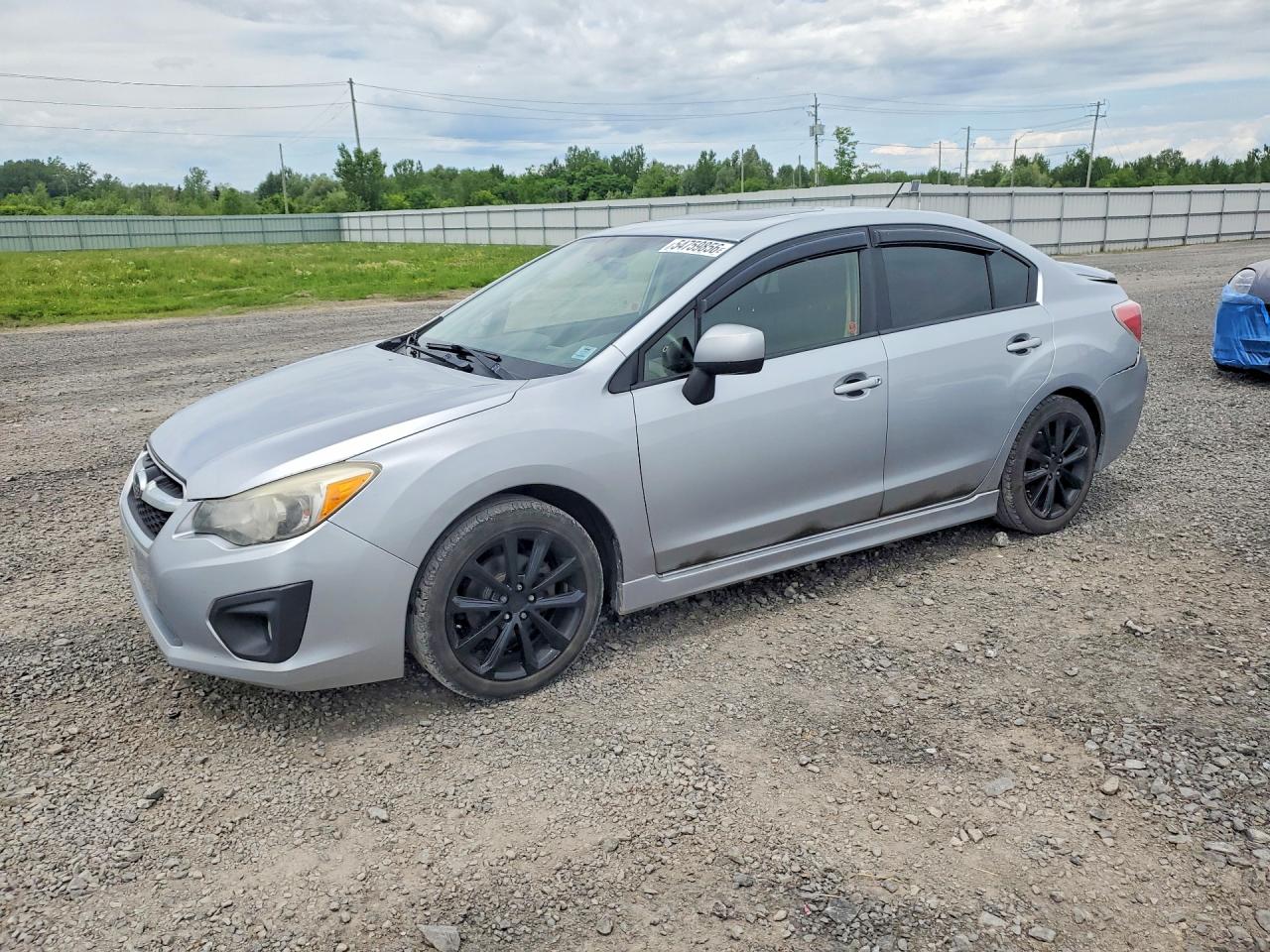 2013 Subaru Impreza 2.5 Gt Silver vin: JF1GJAD62DH006377