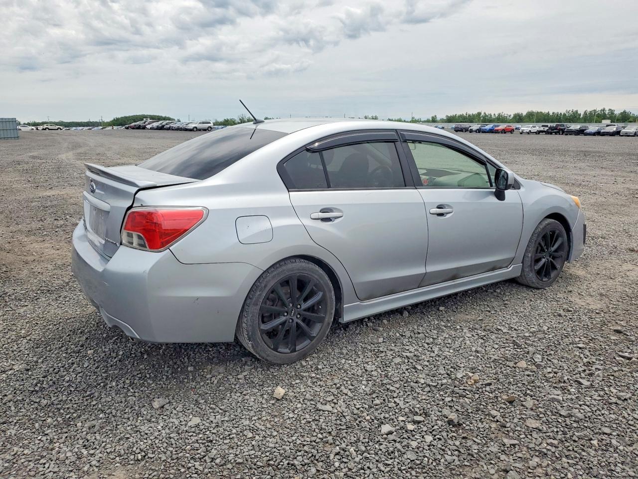 2013 Subaru Impreza 2.5 Gt Silver vin: JF1GJAD62DH006377