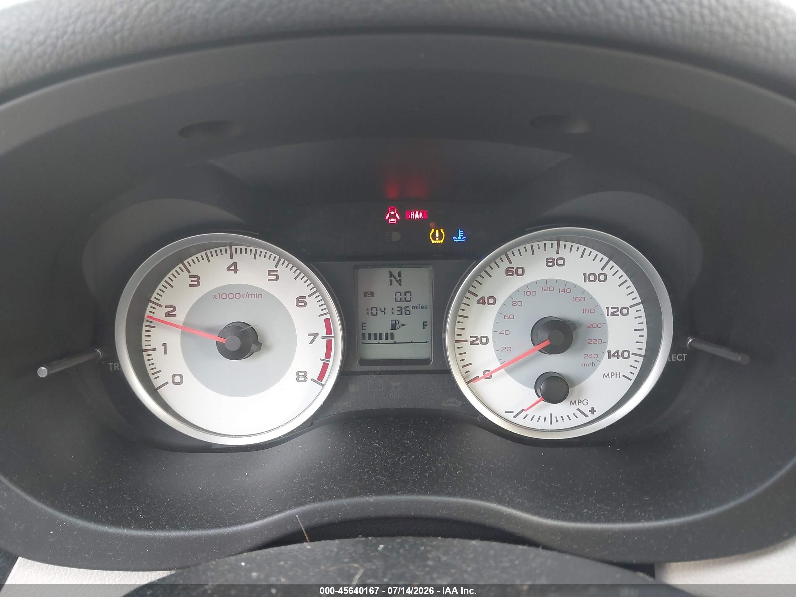 2013 Subaru Impreza 2.0i Premium Brown vin: JF1GJAD63DH011314