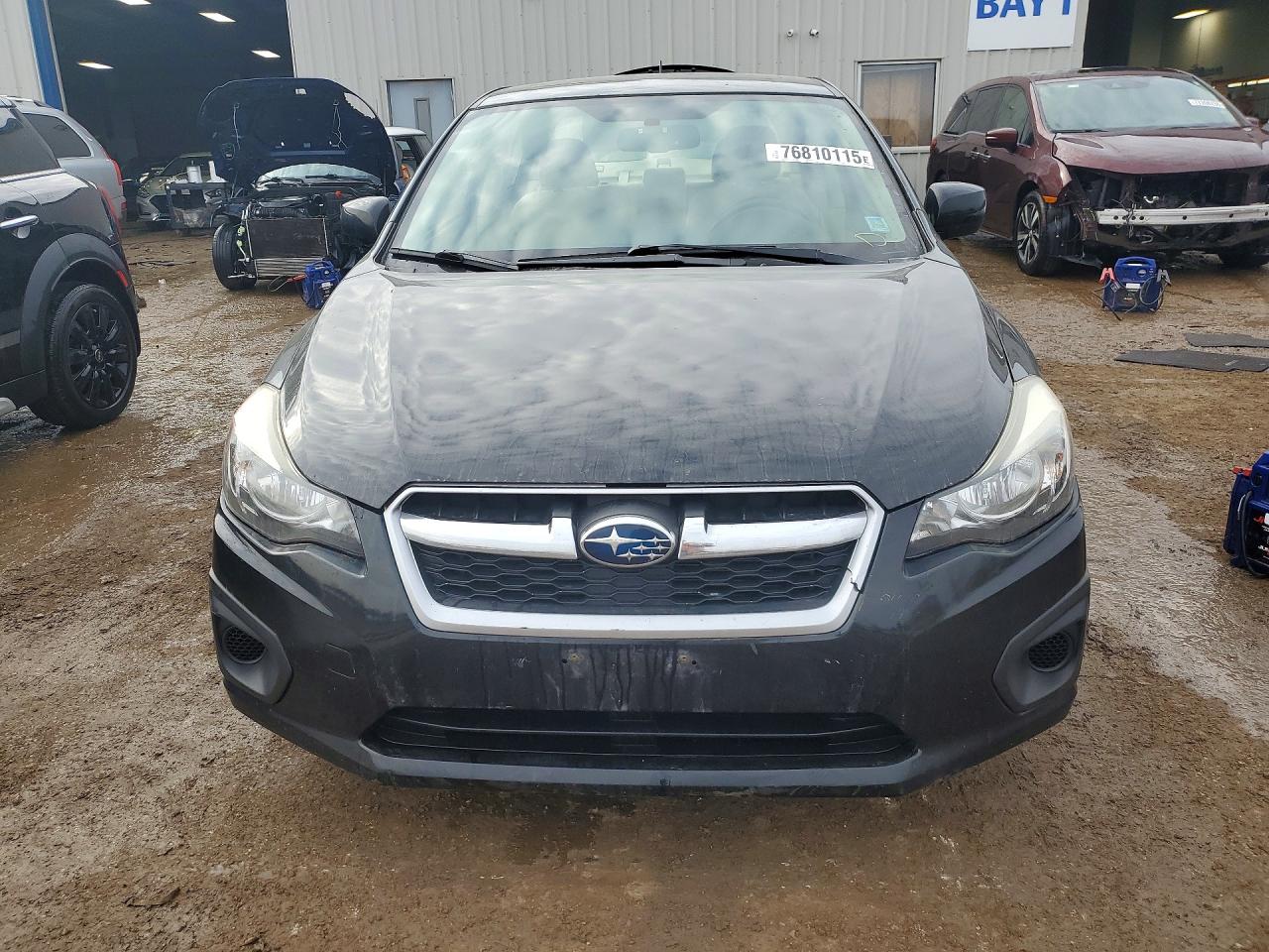 2013 Subaru Impreza Premium Black vin: JF1GJAD63DH028274