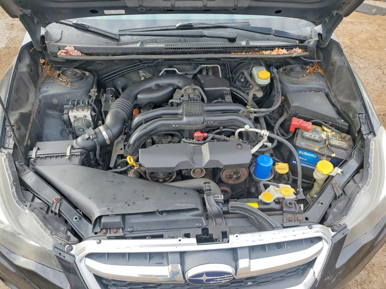 2013 Subaru Impreza Premium Black vin: JF1GJAD63DH028274