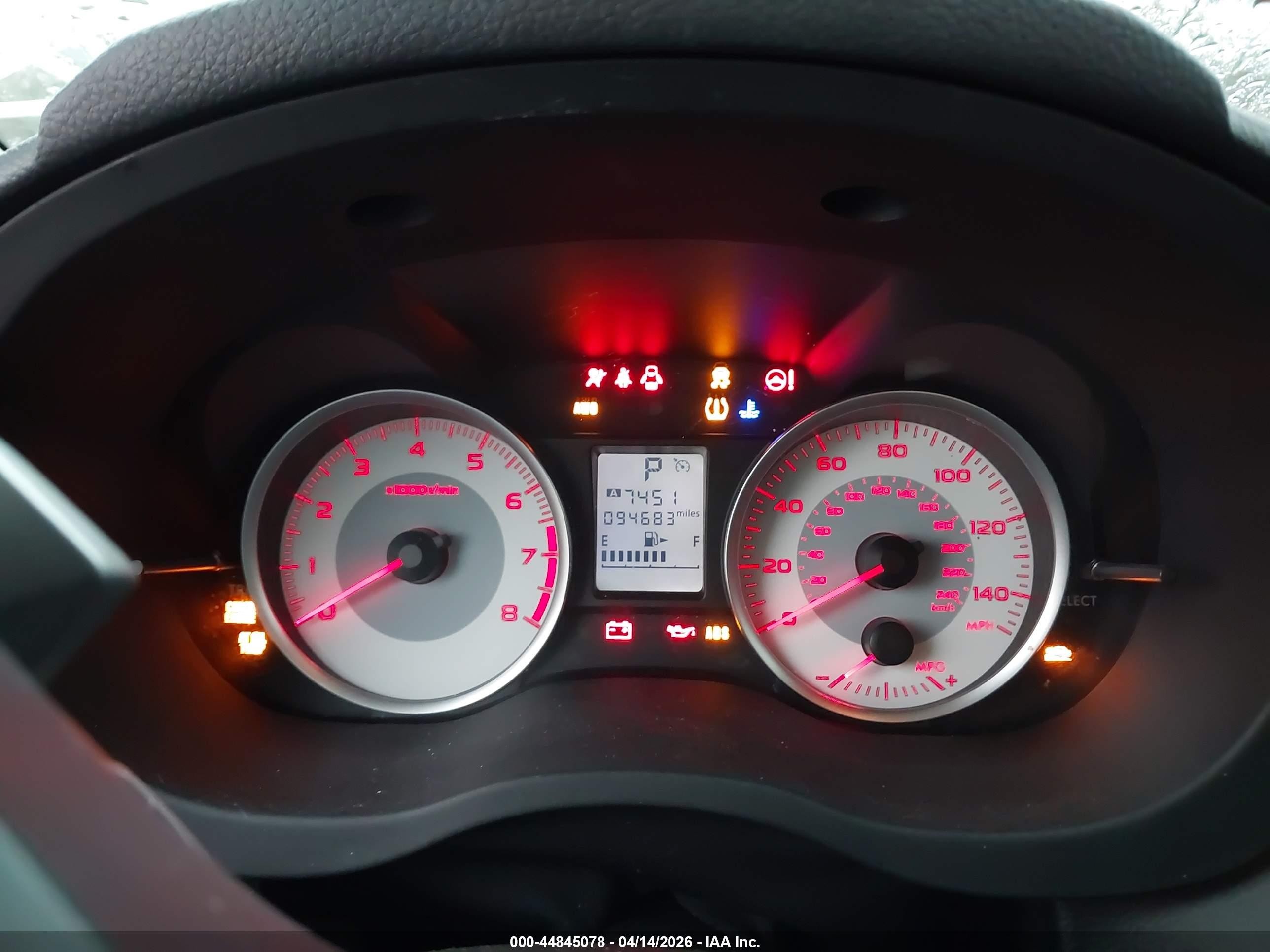 2013 Subaru Impreza 2.0i Premium Серый vin: JF1GJAD63DH035225